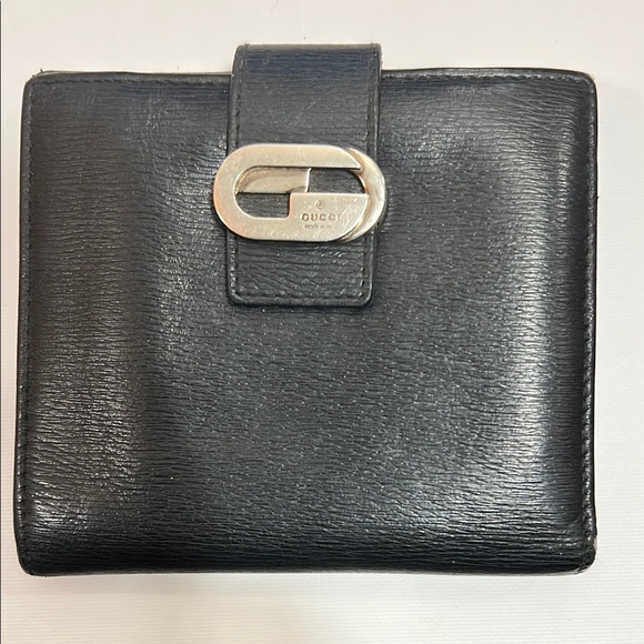 Gucci Handbags - Gucci Black Leather Wallet
